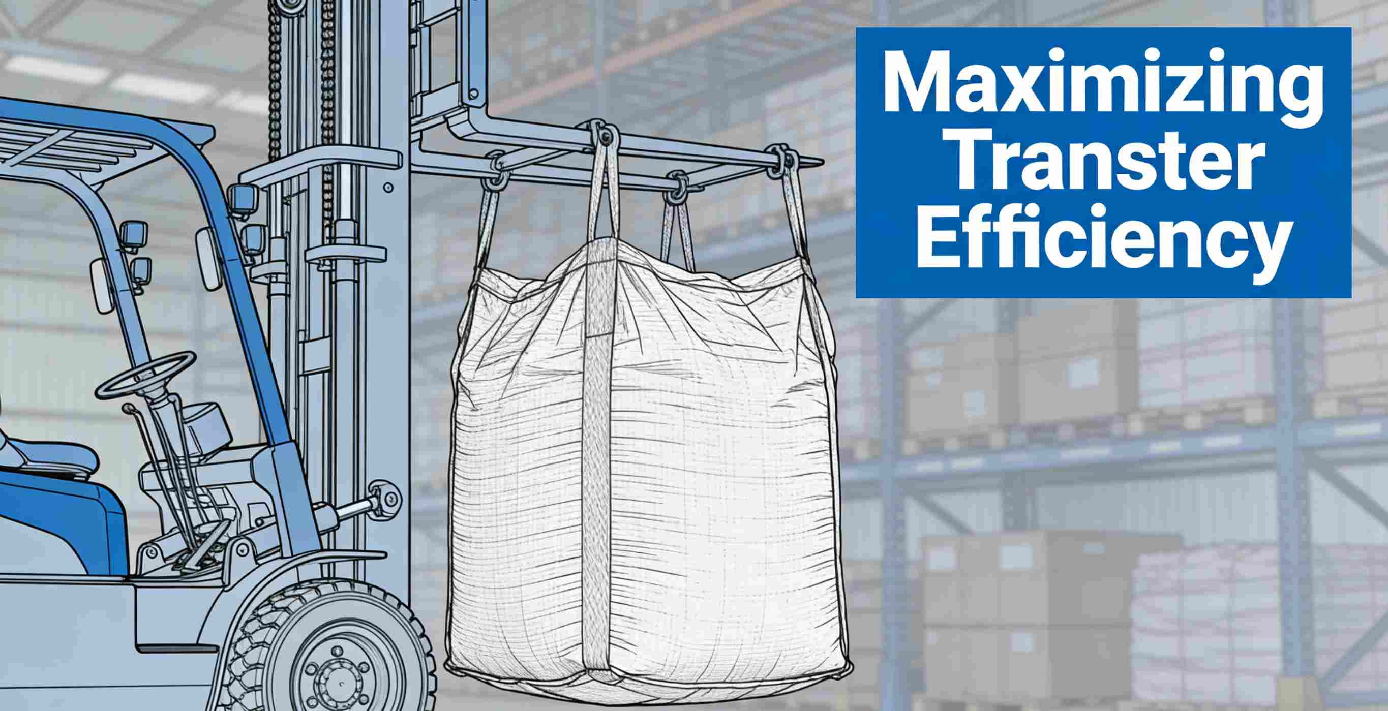 Type C Conductive FIBC with grounding tabs designed to prevent static buildup and explosions in flammable environments.