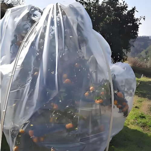 UV-resistant polyethylene film for outdoor storage and agricultural applications